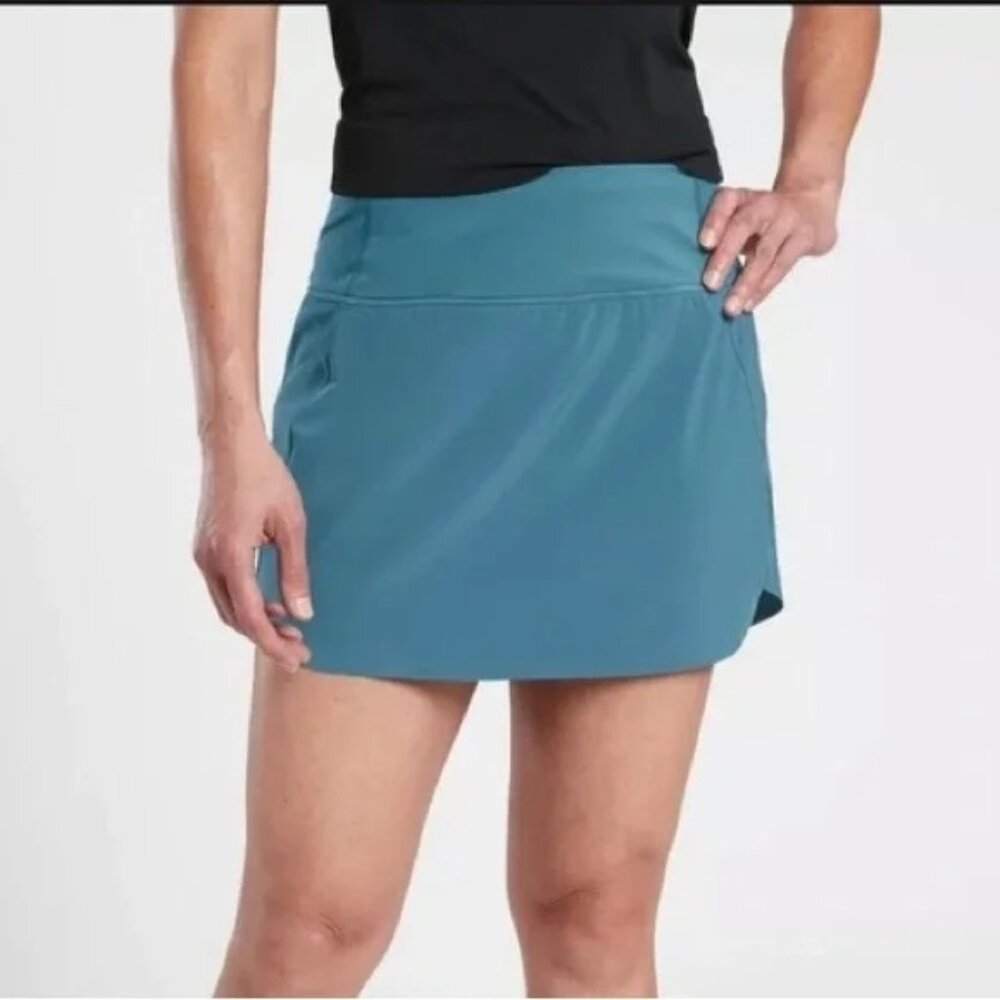 Athleta Run With It Skort (Teal)